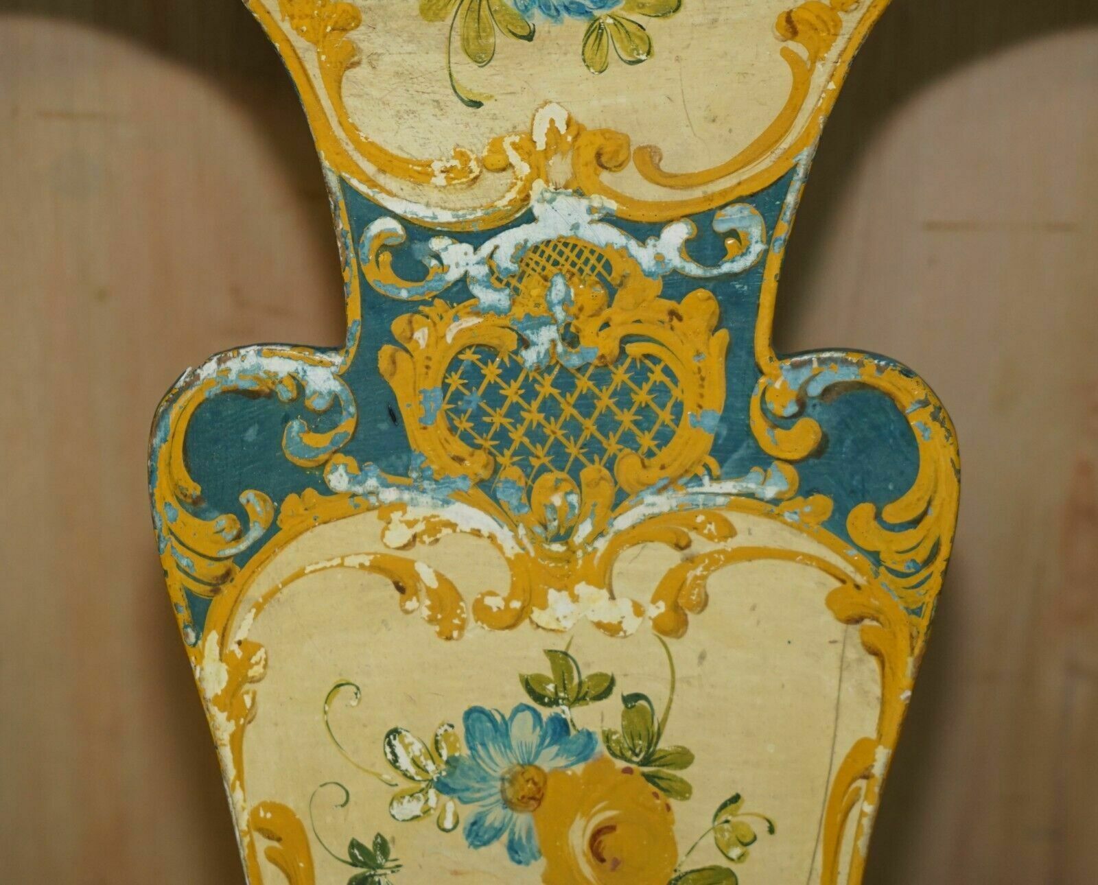 Pair Of Antique Regency Chairs & Matching Table From Glenalmond Estate Scotland photo vintage