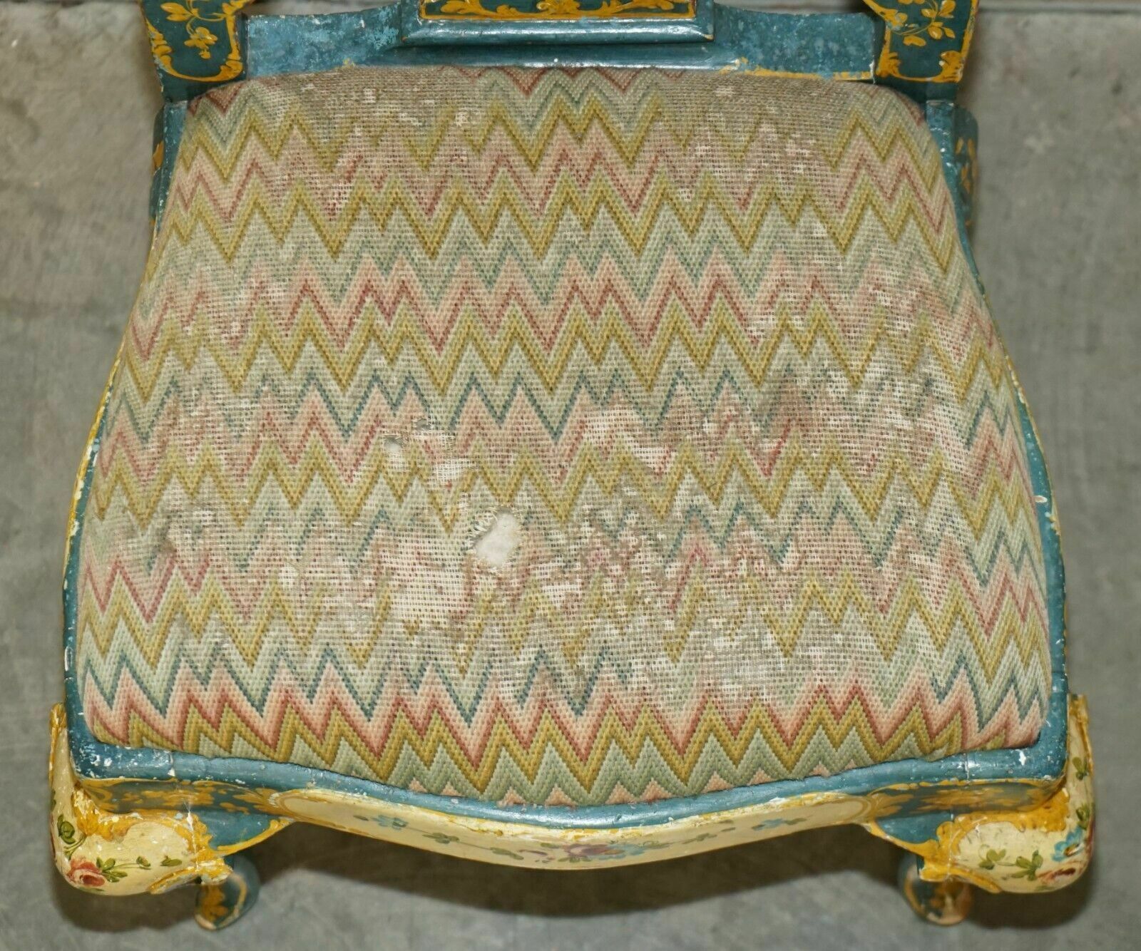 3950.0 Pair Of Antique Regency Chairs & Matching Table From Glenalmond Estate Scotland photo