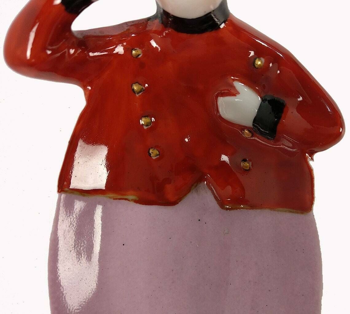 French Pierrot Coin Dish, French Pierrot Trinket Dish, French Ring Dish, Paris Bedroom Decor, Paris Hotel Decor, French Porcelain Dish photo 61.0