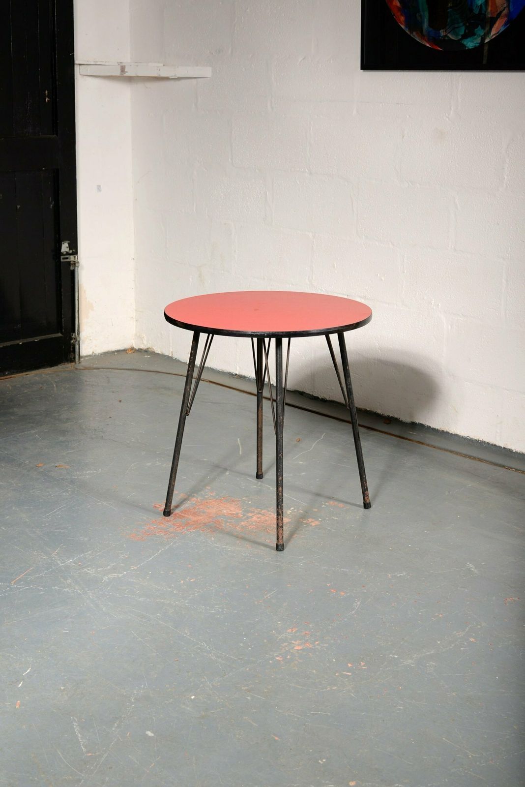 A Robin Day Rd1 Festival Of Britain Style Formica And Tubular Steel Cocktail Table By Lusty   1950's