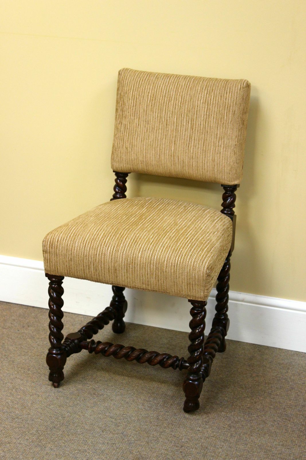 A Set Of Six 19thc. Ash Barley Twist Chairs photo furniture
