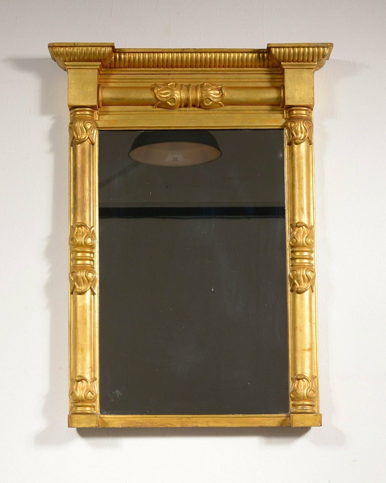A William IV Carved Gilt Wood Pier Mirror   C.1835 photo furniture