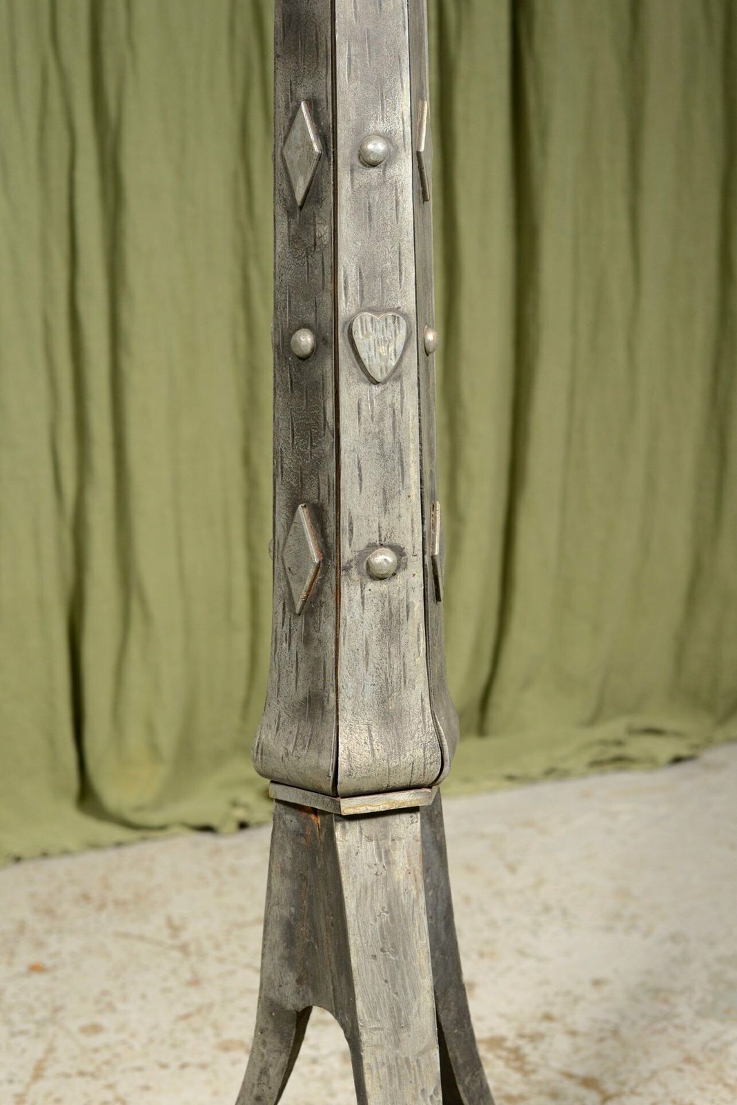 An Arts & Crafts Wrought Iron Standard Lamp In The Manner Of C.F.A. Voysey   C.1900 photo furniture