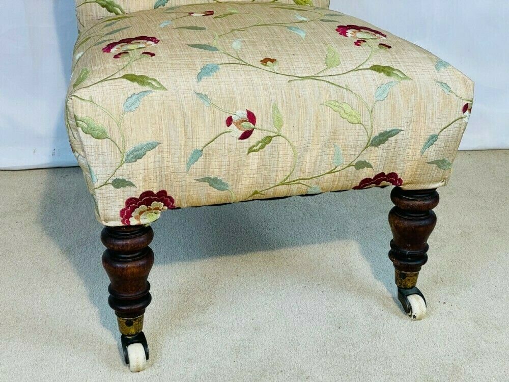 Furniture Victorian Prie Dieu Chair, 1800s photo
