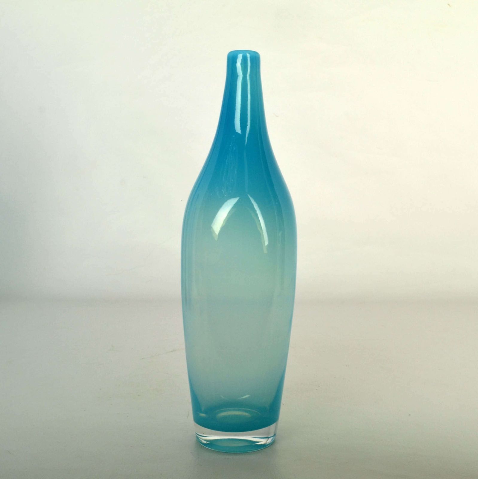 Blue And White Hand Blown Vases By Leerdam 1960's photo furniture