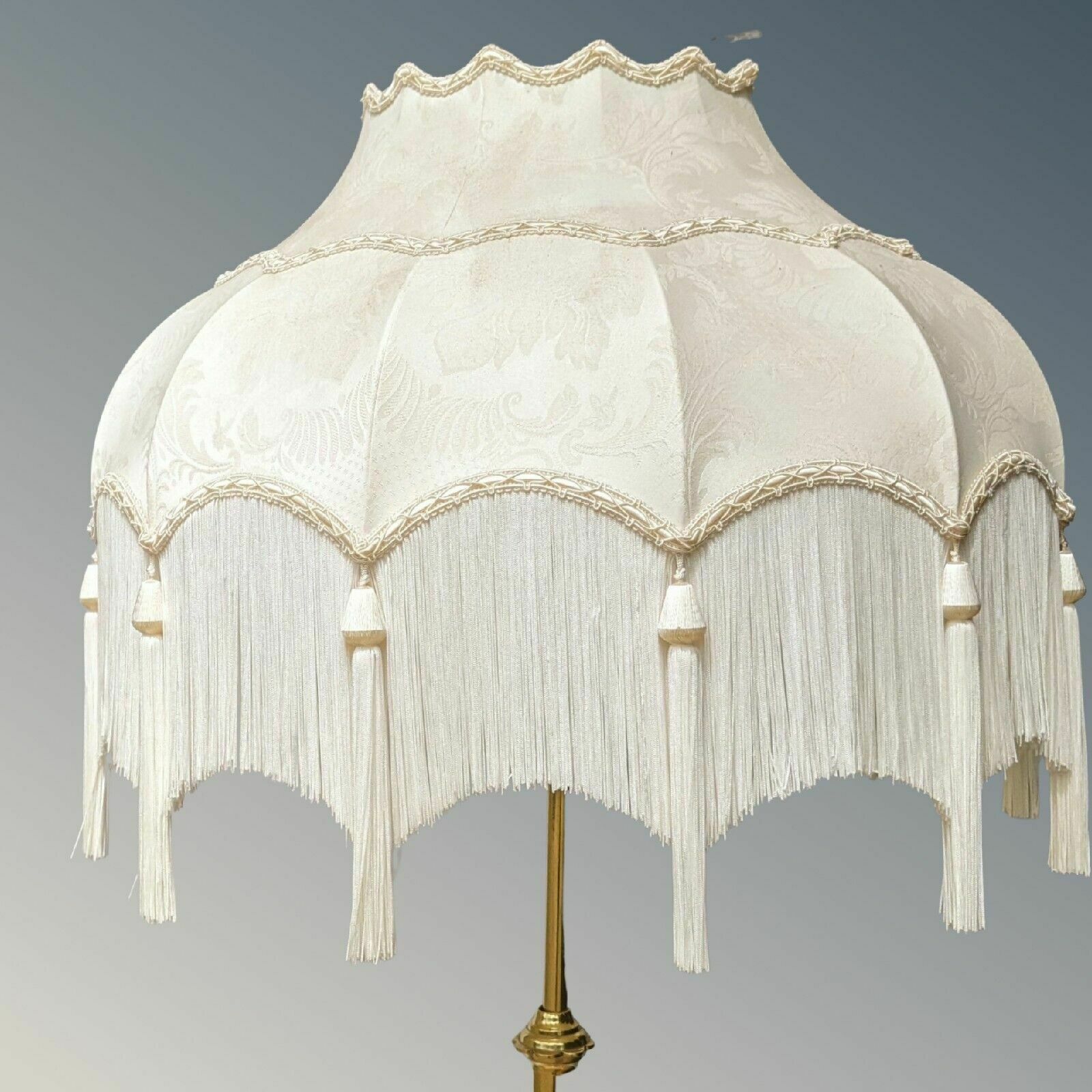 Victorian Brass Art Nouveau Standard Lamp photo for sale