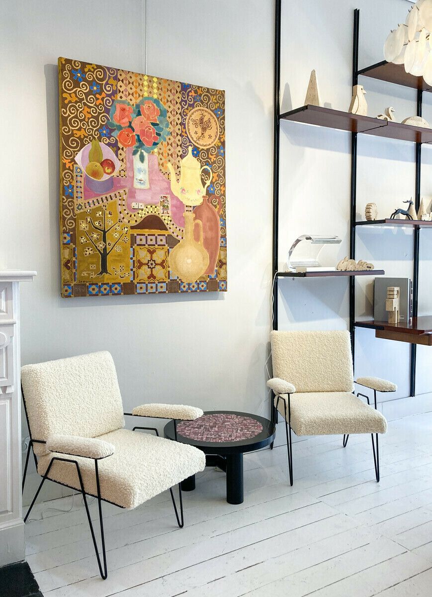 Mid Century Modern Painting By Jos Seeuws photo furniture