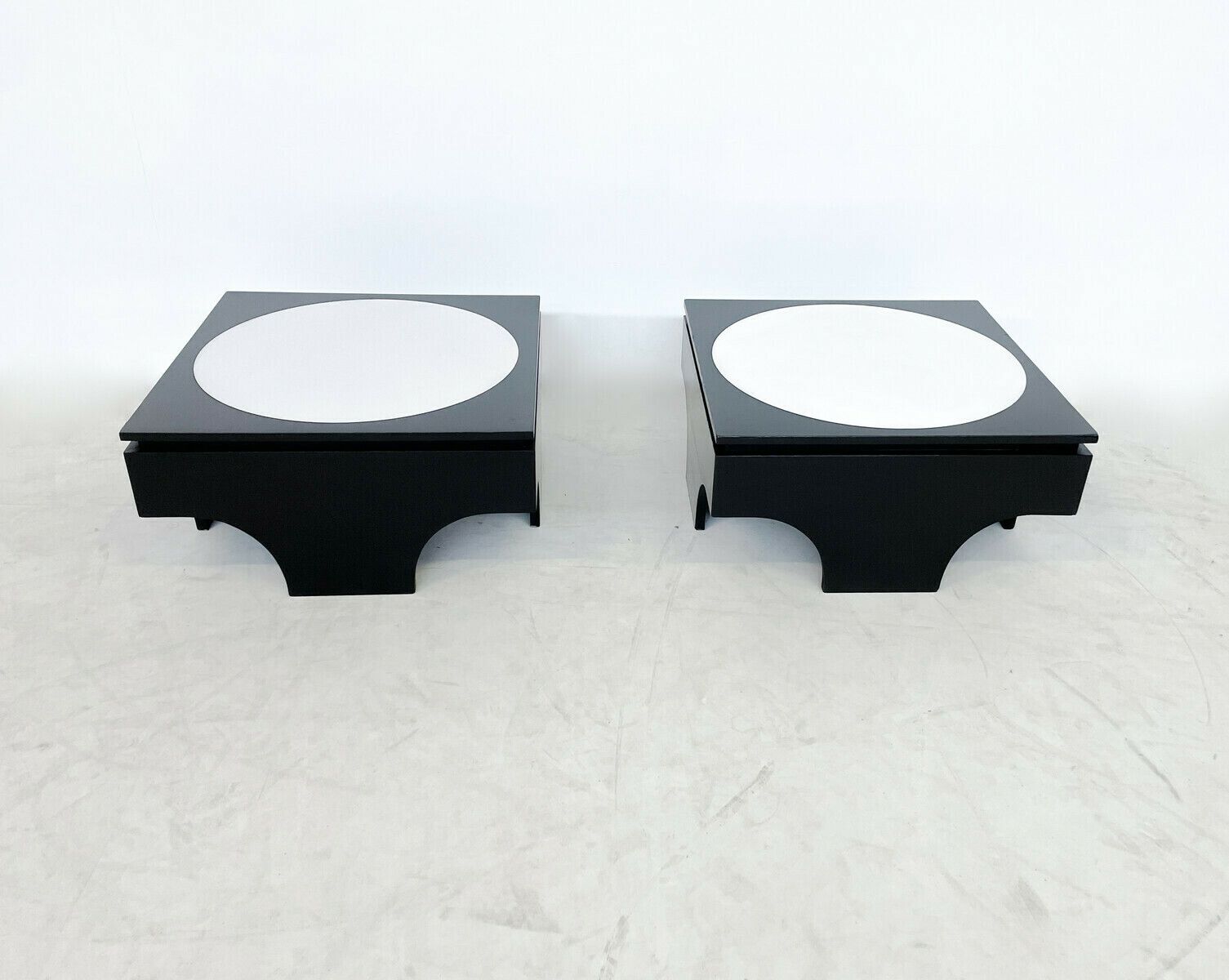 Pair Of Mid Century Side Tables By Emiel Veranneman