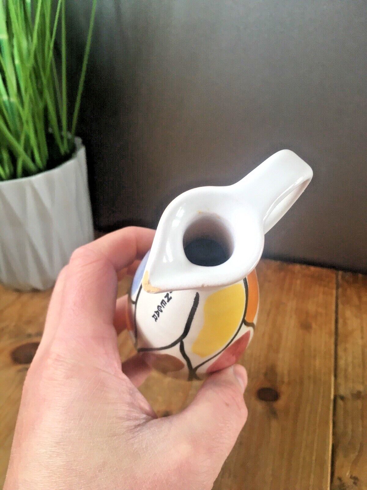 Mid Century Italian Pottery Multicoloured Vinegar Jug Bottle Pucci Ceramiche 50s By Pucci Ceramiche Of Umbertide photo buy