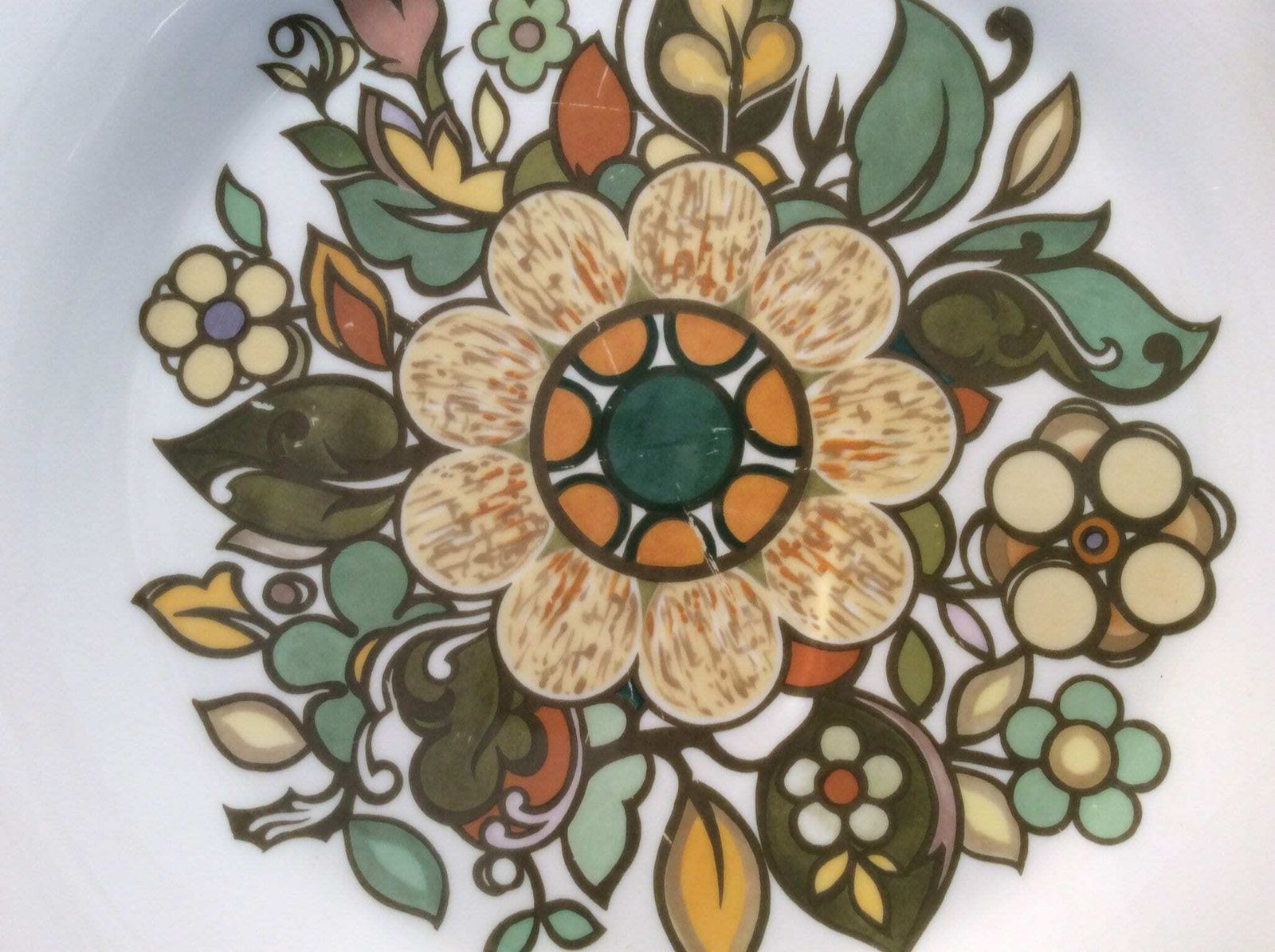 1970s Royal Doulton Forest Flower Tea Plates, 6.5” Diameter, Forest Flower Side Plates, Retro Tea Plates, Royal Doulton Tea Plates photo for sale
