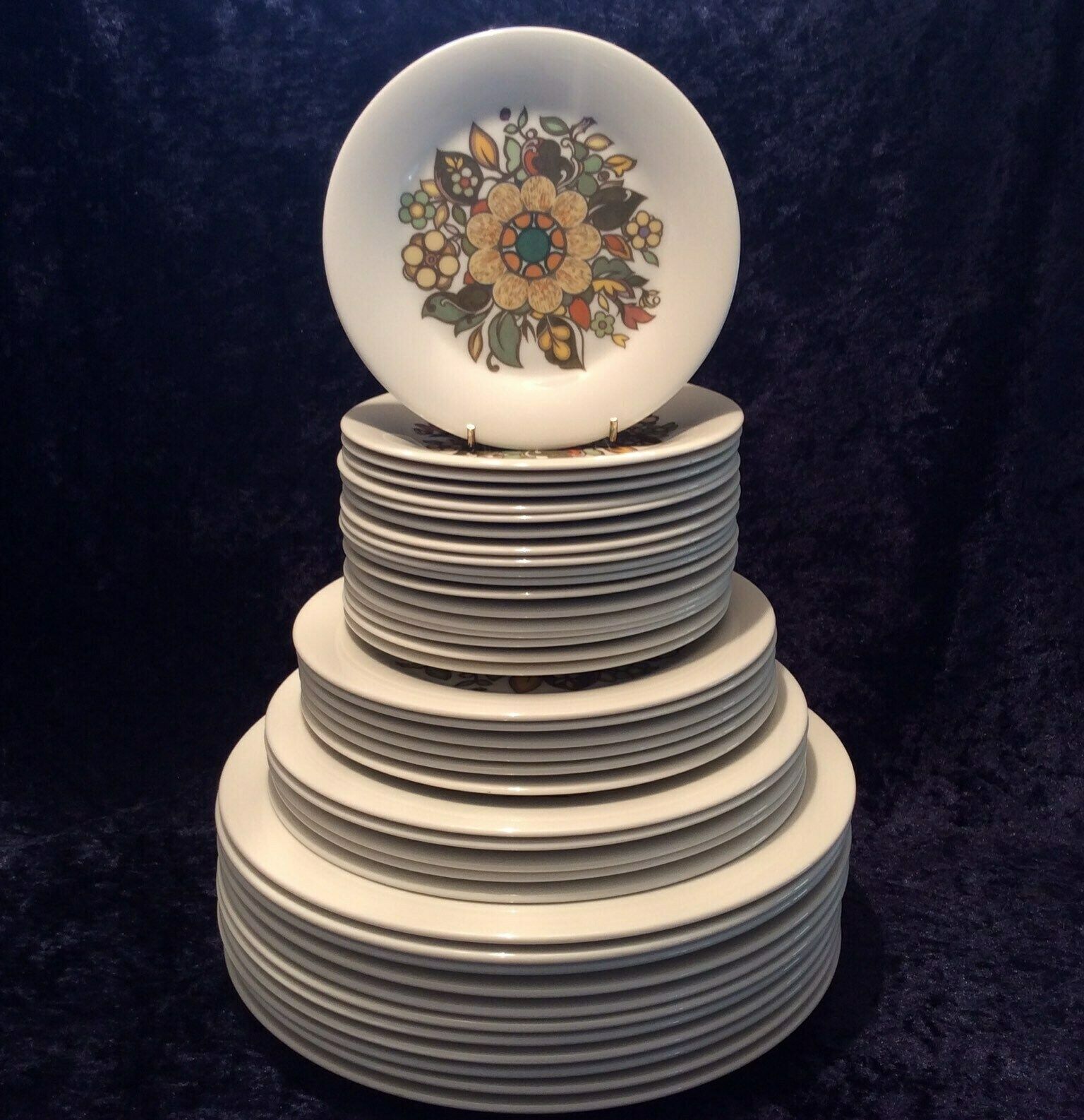1970s Royal Doulton Forest Flower Tea Plates, 6.5” Diameter, Forest Flower Side Plates, Retro Tea Plates, Royal Doulton Tea Plates photo buy