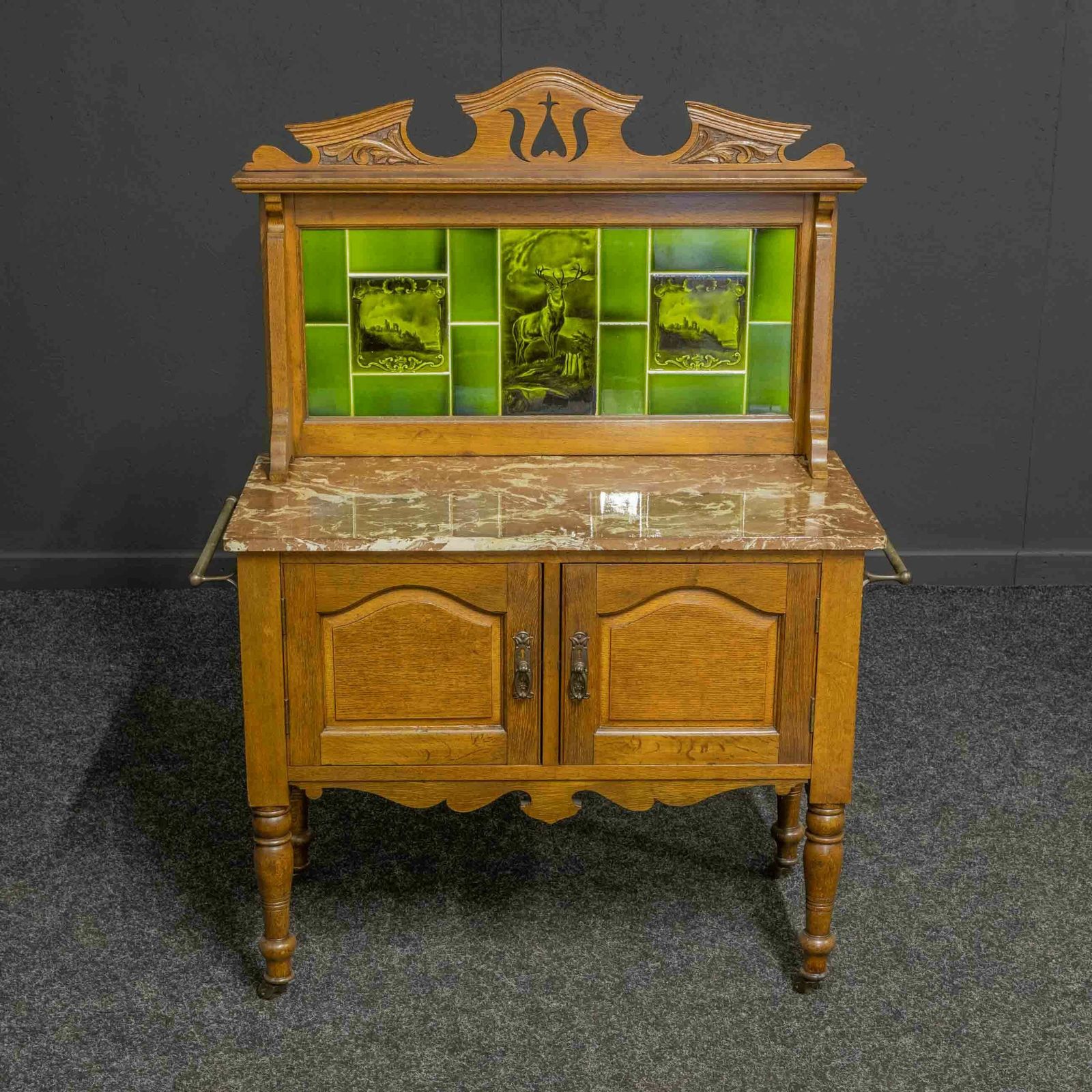Edwardian Oak Washstand photo 2145.0