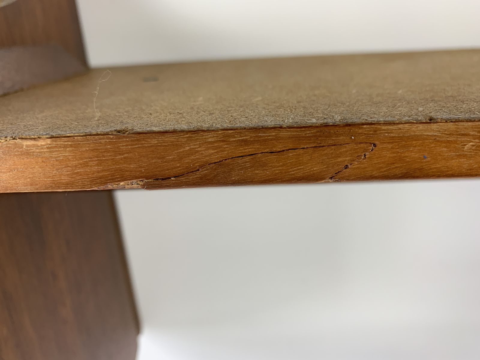 photo for sale Mid Century Vintage Teak And Smoked Glass Magazine Rack