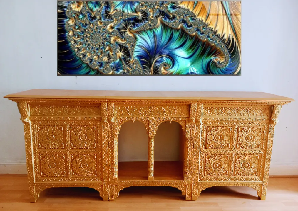 Antique 1820 Anglo Indian Sideboard | British Colonial