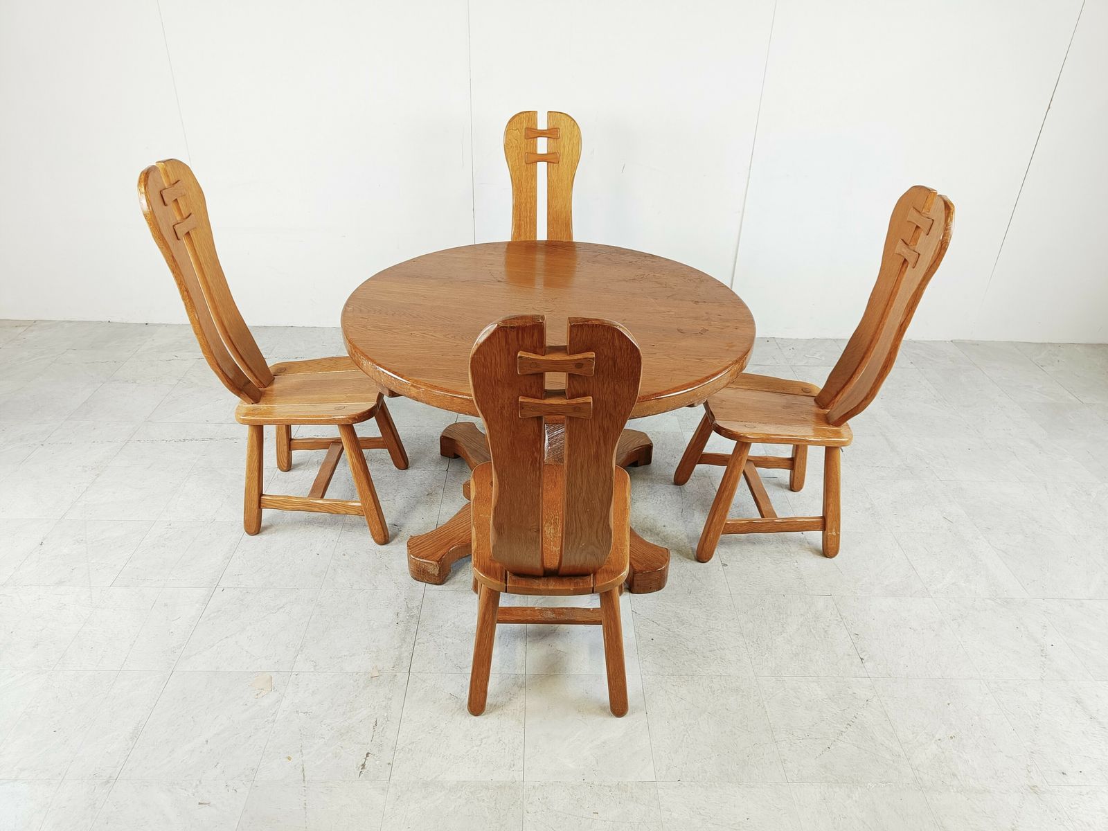 Vintage Dining Set By Depuydt, Belgium, 1960s