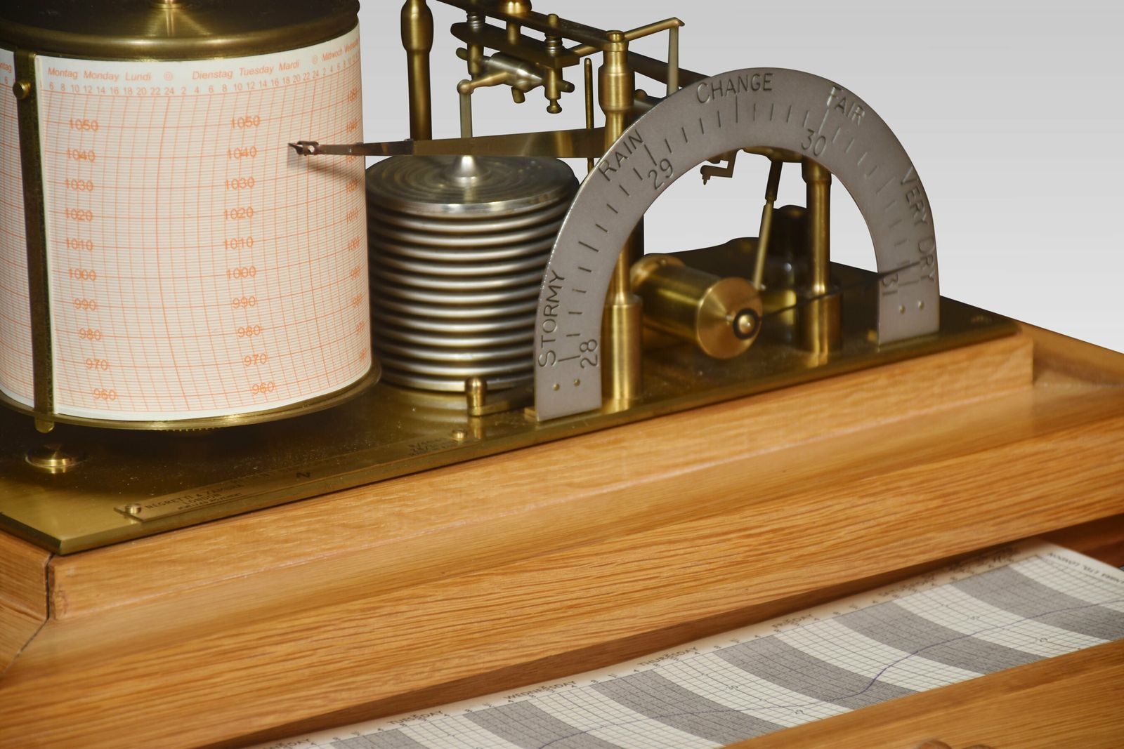Barograph And Barometer By Negretti & Zambra photo 1530.0
