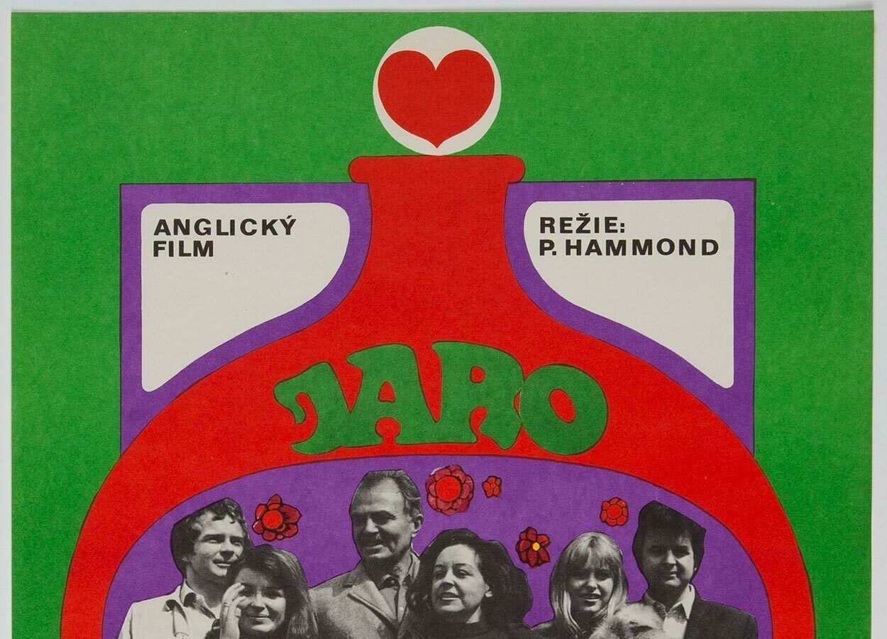 Movie Poster, Spring And Port Wine, Milan Skoch, 1971 photo Art