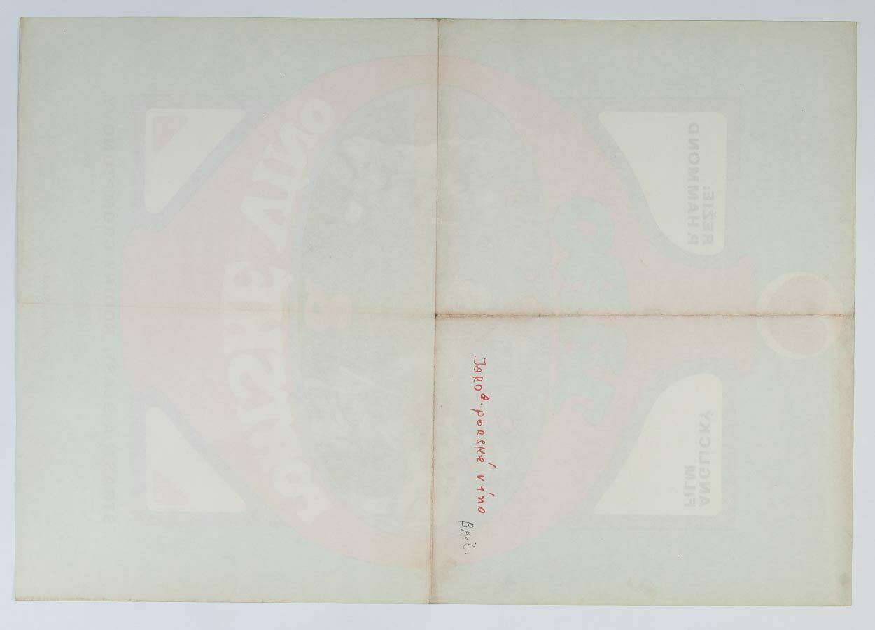 136.0 Movie Poster, Spring And Port Wine, Milan Skoch, 1971 photo
