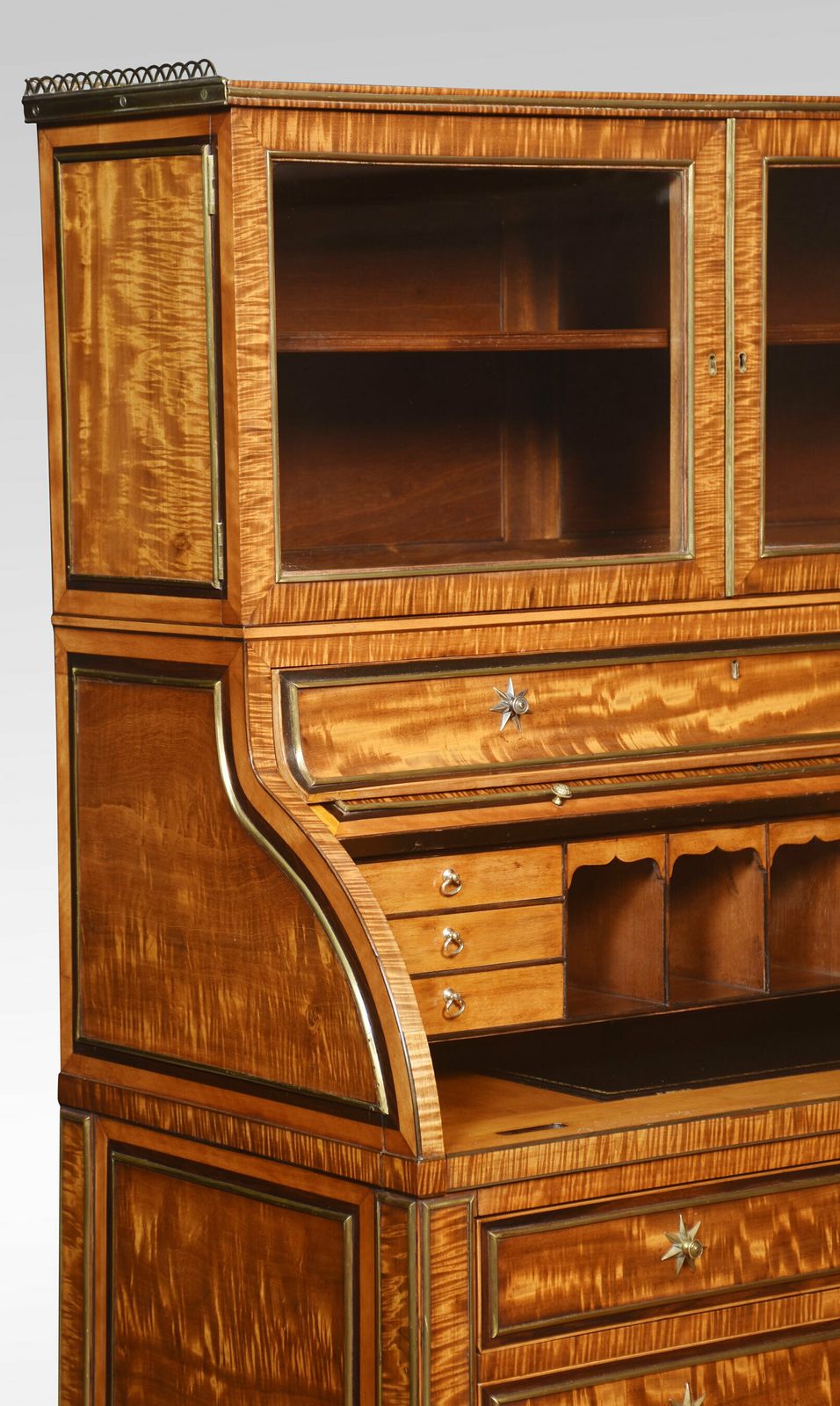 photo furniture Pair Of Important Georgian Cylinder Cabinets