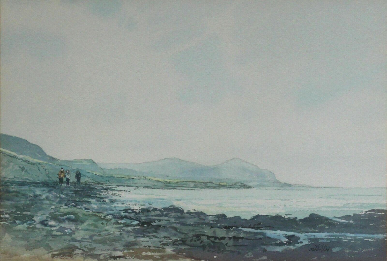 Watercolour By Keith Johnson. Gwyddaint, North Wales photo furniture
