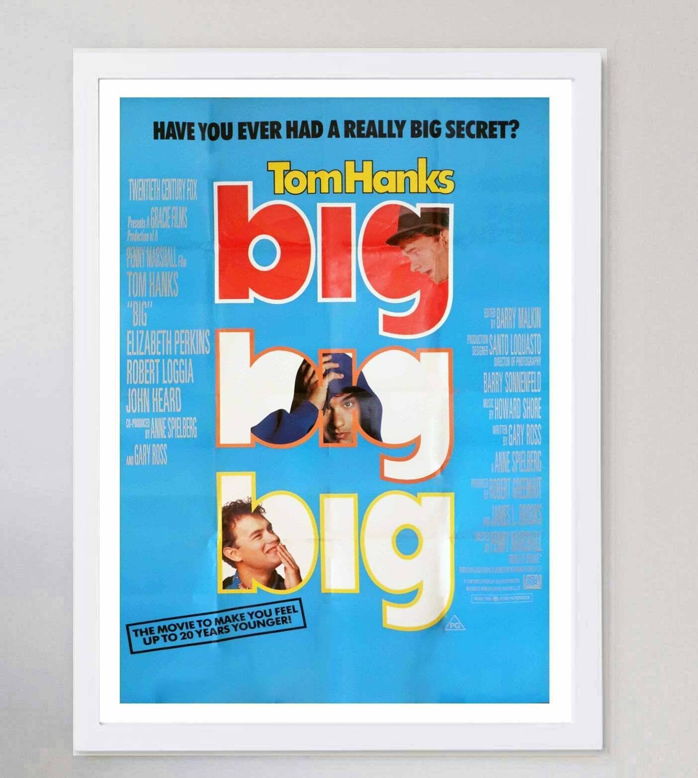Big 1988 Original Vintage Poster photo for sale
