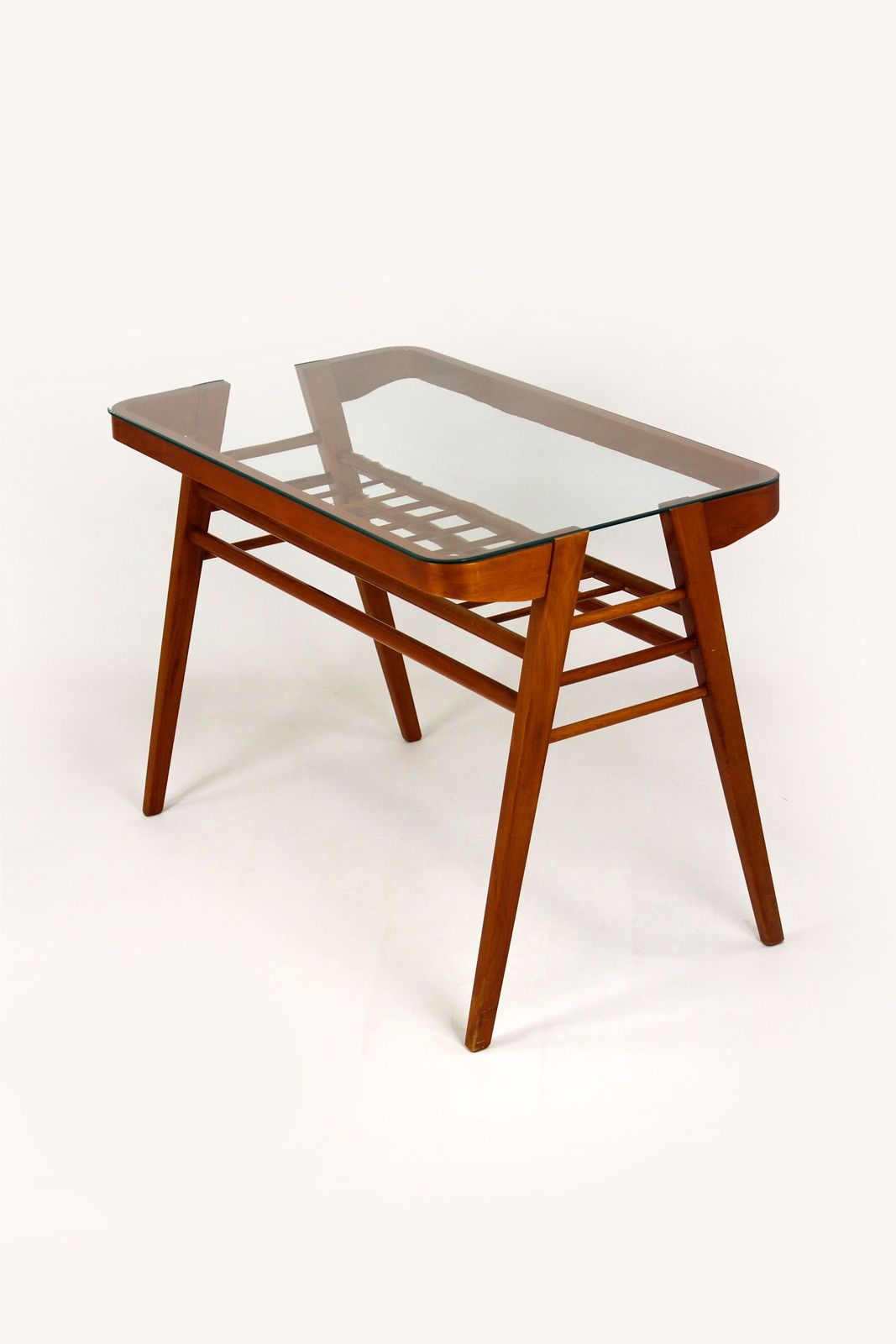 Furniture Wooden Coffee Table By František Jirák, 1960s photo