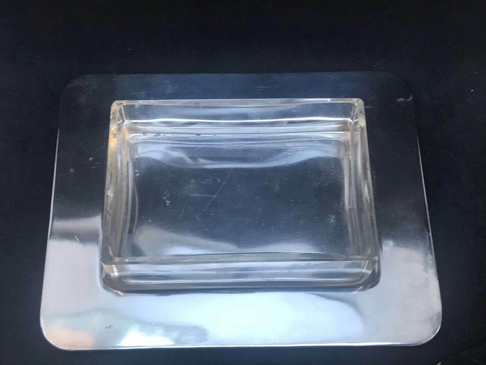 Sardine Box Dish Butter Dish With Lid Caviar Dish Silver Plated By Wmf Germany 1930s, Art Deco Wedding Dish Wwii Crafts German Gift photo vintage