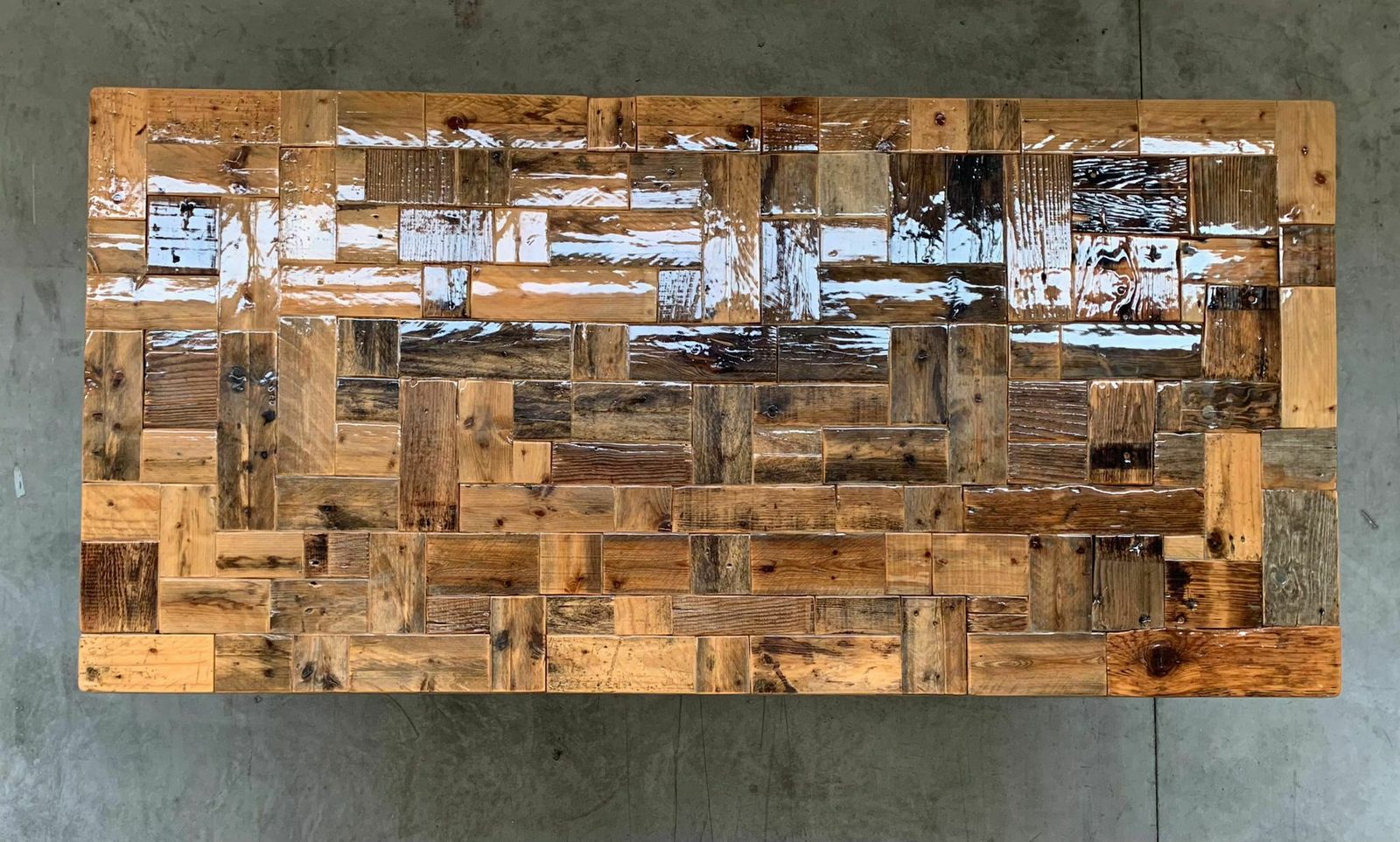 Handcrafted Table And Top, Made With Recycled Fir Materials photo Furniture