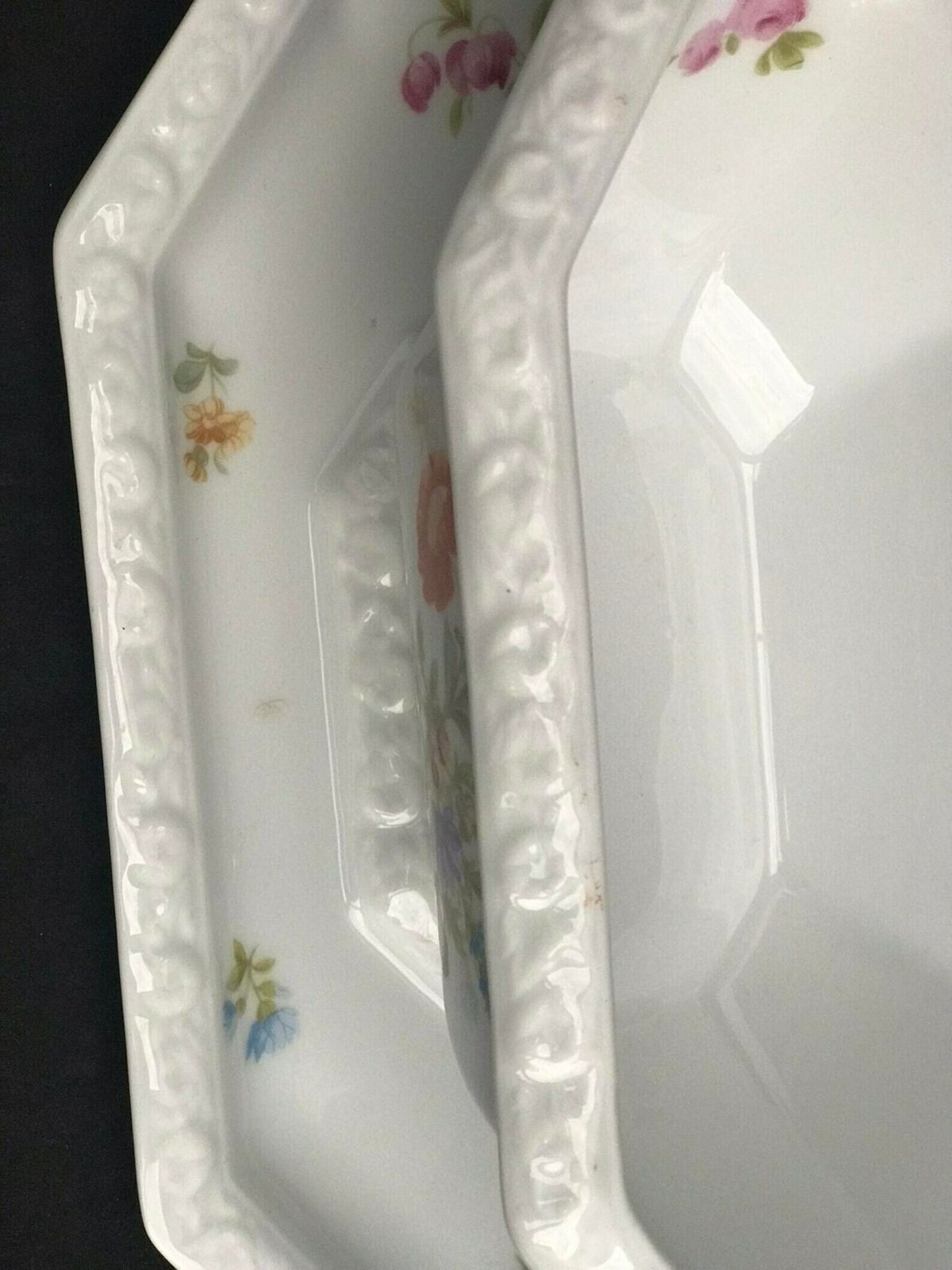 Rosenthal Selb Porcelain Gravy Boat Sauce Bowl Pattern Maria Incorporated Saucer Floral Decor Gift For Hostess Table Decor Flowers Romantic photo vinterior