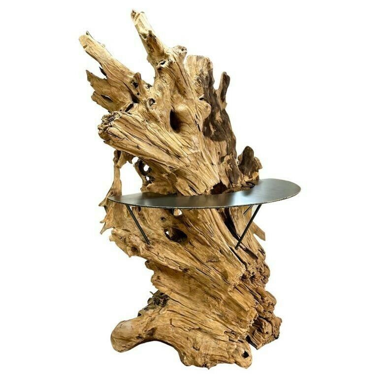 Gigantic Teak Root Stand Up Bar   Organic Modern, Indonesia 2022