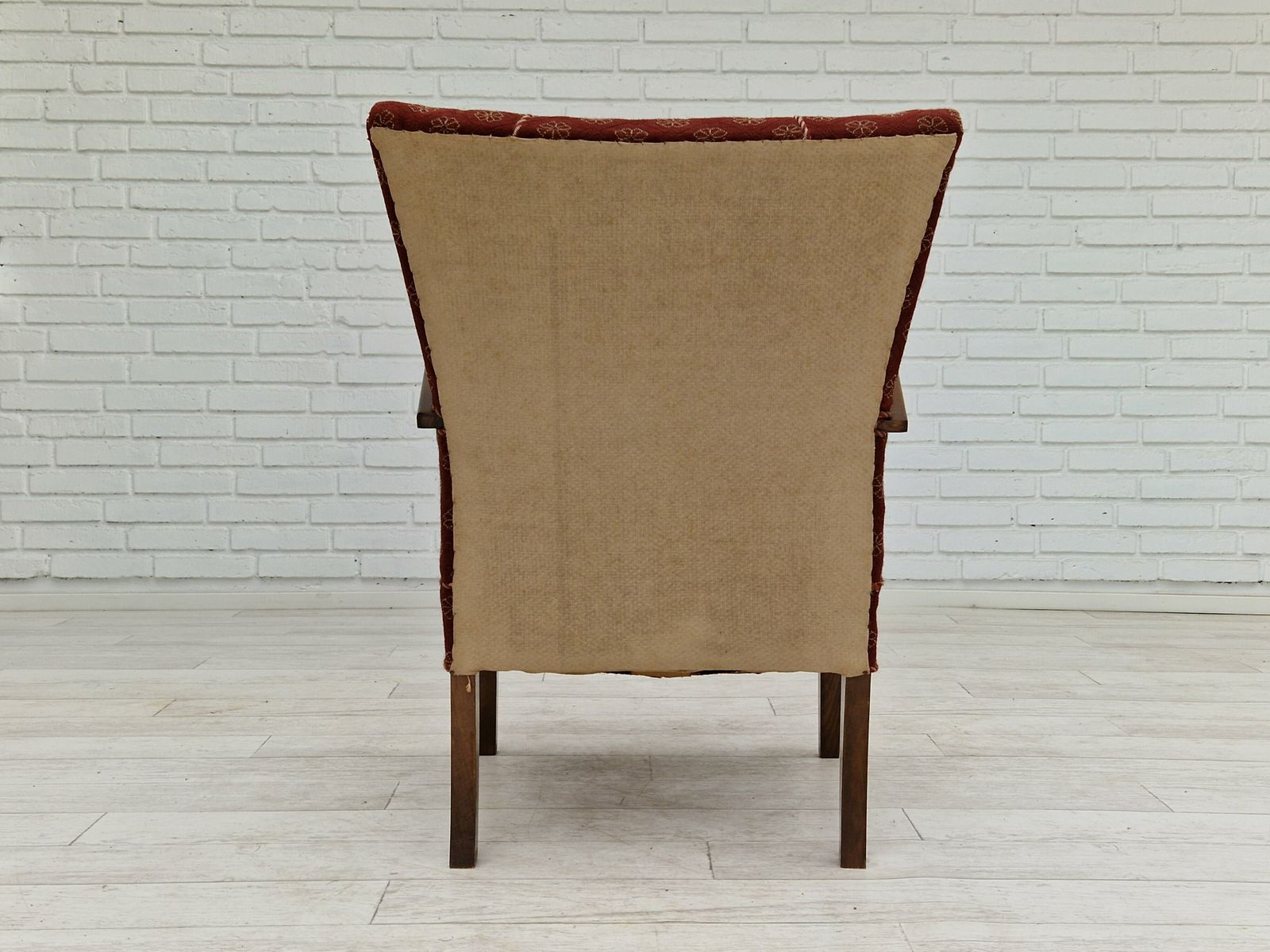 1950s, Danish Design, Original Armchair In Very Good Condition. photo vintage
