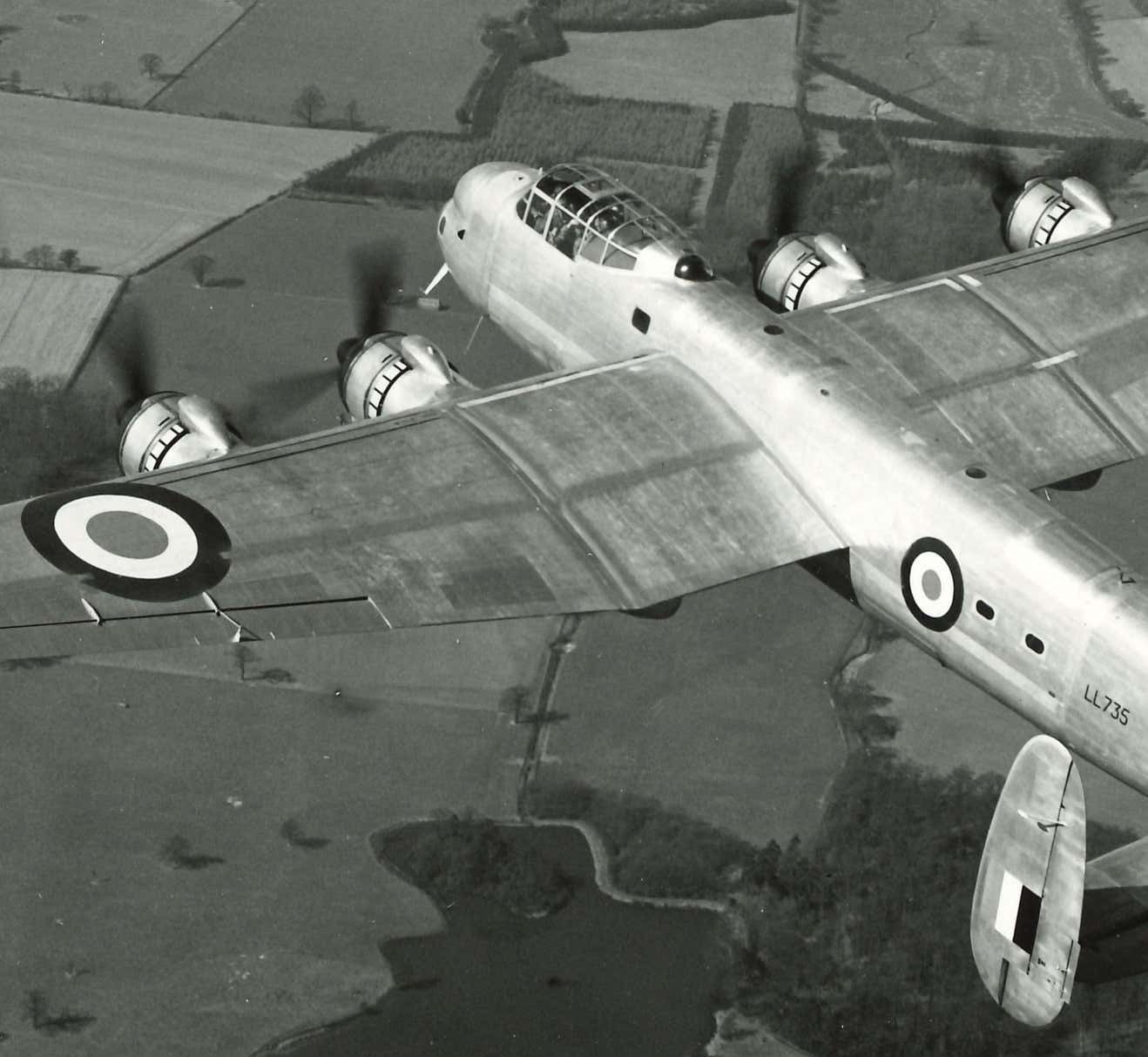 Charles E Brown Lancaster Bomber Testbed Jet Engined Ww2 Original Photograph C1943 45 photo for sale