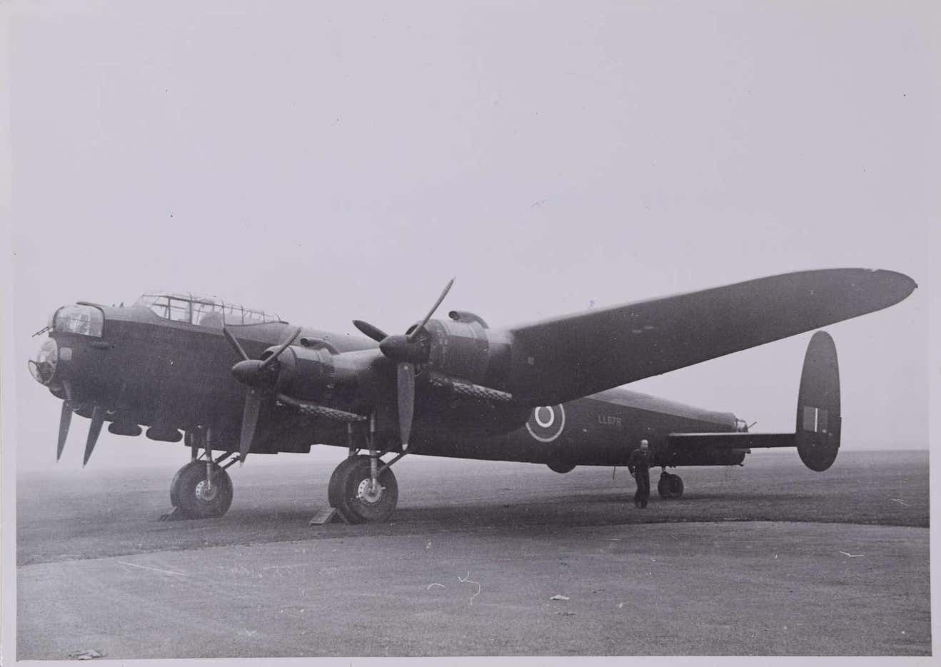 Lancaster Bomber Lily Mars 1943 Original Silver Gelatin Photograph I