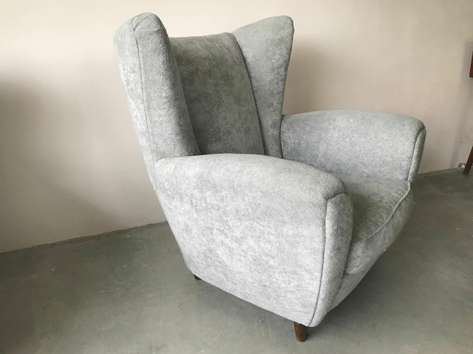 Pair Of Italian Velvet Armchairs photo Furniture