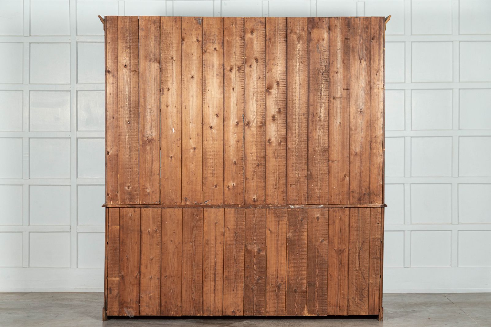 photo buy Large 19thc English Mahogany & Pine Haberdashery Glazed Cabinet
