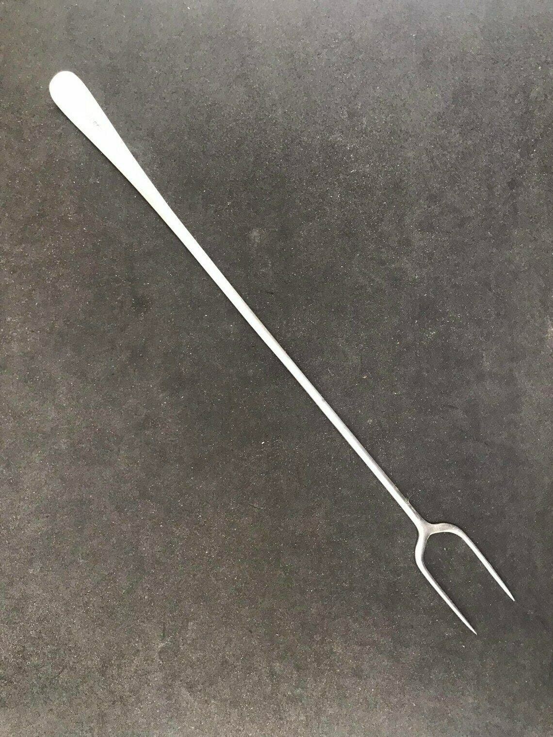 Toasting Bread Fork Victorian Silver Plated Pickle Server Decorative Fork Cold Meat Charcuterie Collection Gift For Hostess Christmas Table photo for sale