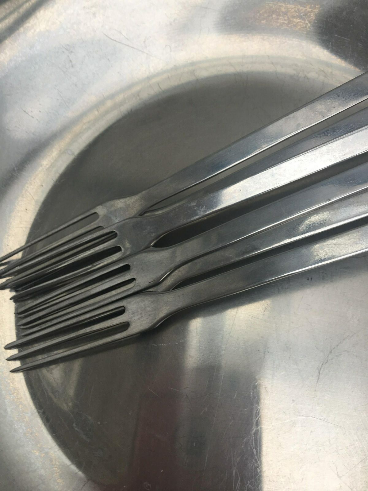 Fondue Forks Set Cutlery Barbecue Accessories Raclette Plate, Scandinavian Tray Mid Century Fondue Bourguignonne Meat Tray Chocolate 60s photo vinterior
