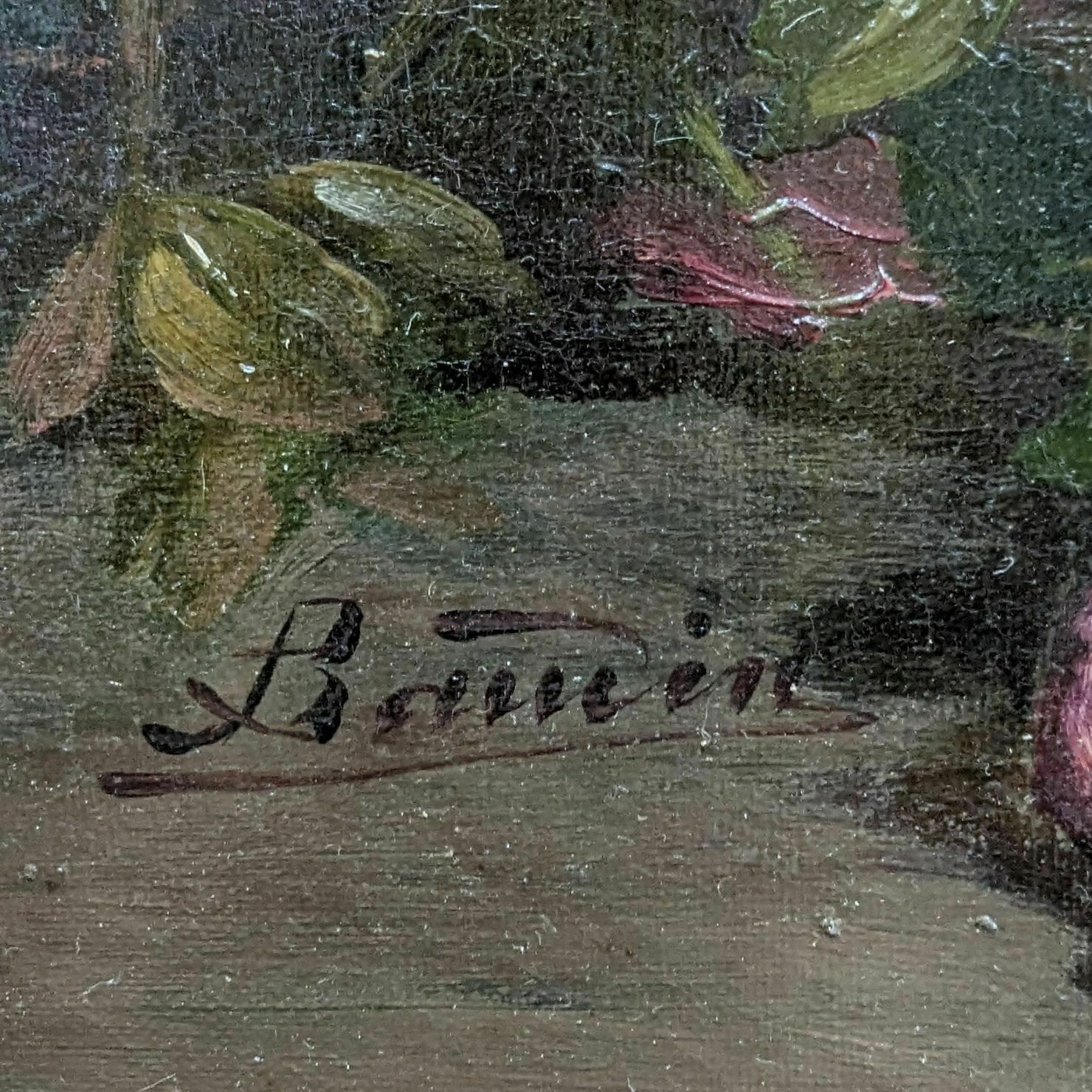 Eugène Baudin Oil On Canvas Still Life With Roses And Lilacs photo 2012.0