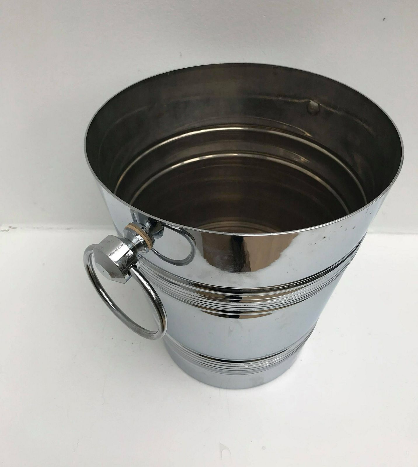 Champagne Bucket Heavy Metal Wine Cooler Wine Bottle Accessoires Bar Cart Decor Christmas Gift photo vinterior