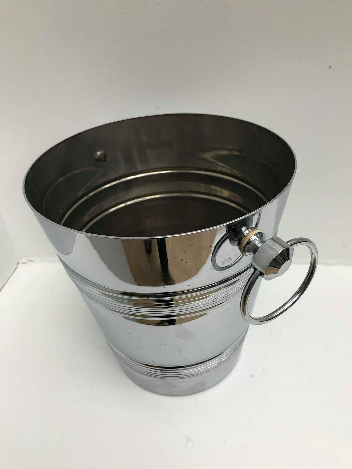 Champagne Bucket Heavy Metal Wine Cooler Wine Bottle Accessoires Bar Cart Decor Christmas Gift photo vintage