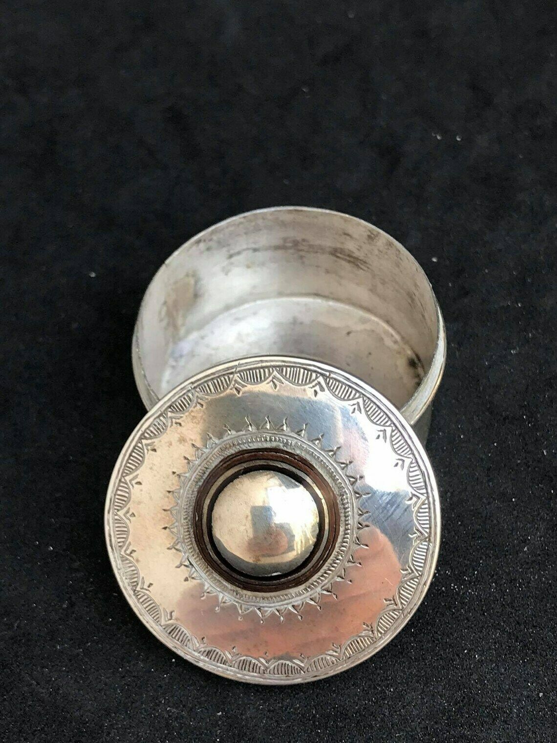 Silver Box Jewelry Tuareg African Berber Nomadic Traditionalart Authentic Handmade Sahara Ethnic Decor Gift Box Collector Ring photo furniture