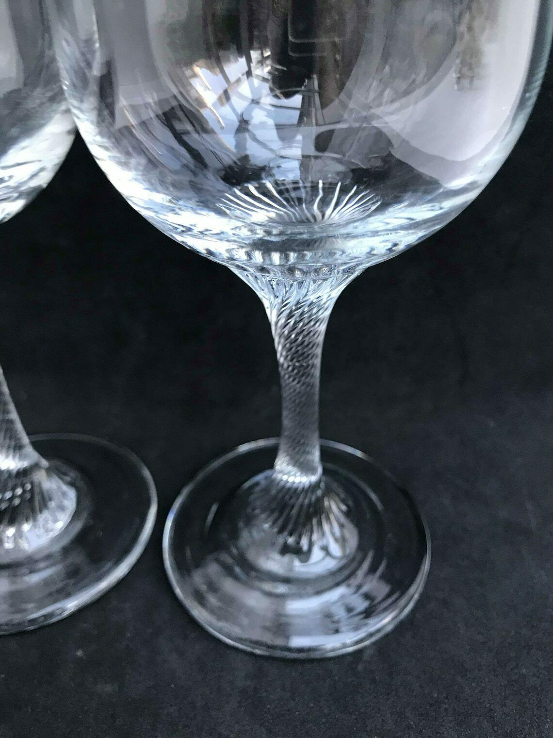 Vintage Wine Glasses Crystal Footed Aperitif Glasses Mid Century Bar Cart Gift For Him Man Cave photo 105.0