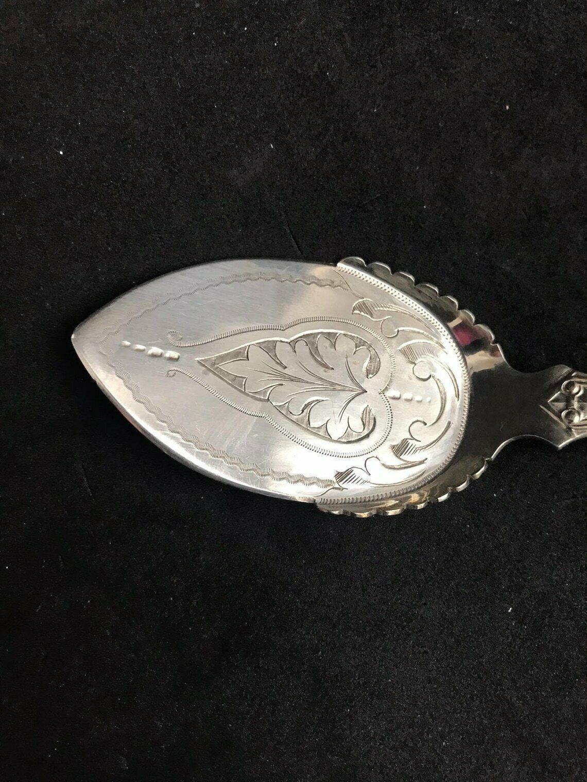 Ice Cream Spade Victorian Silver Plated Philip Ashberry Antique Collector Gift For Collection English Tableware Sheffield Flatware photo vintage