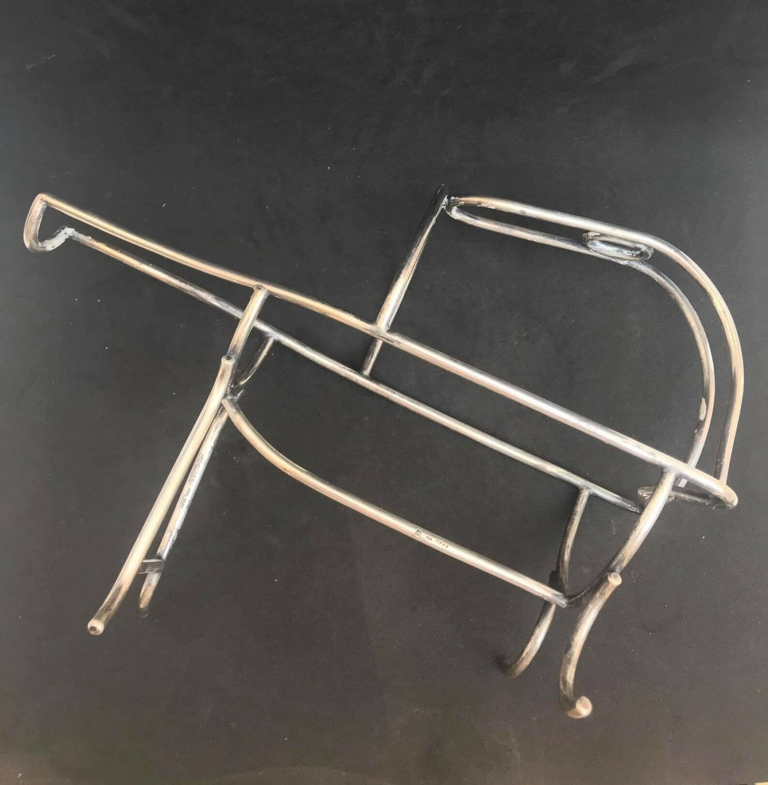 Wine Stand Wine Bottle Holder Made In Belgium Bar Cart Wine Cradle Mid Century, Bar Accessories, Gift For Him , Bar Tools photo 137.0