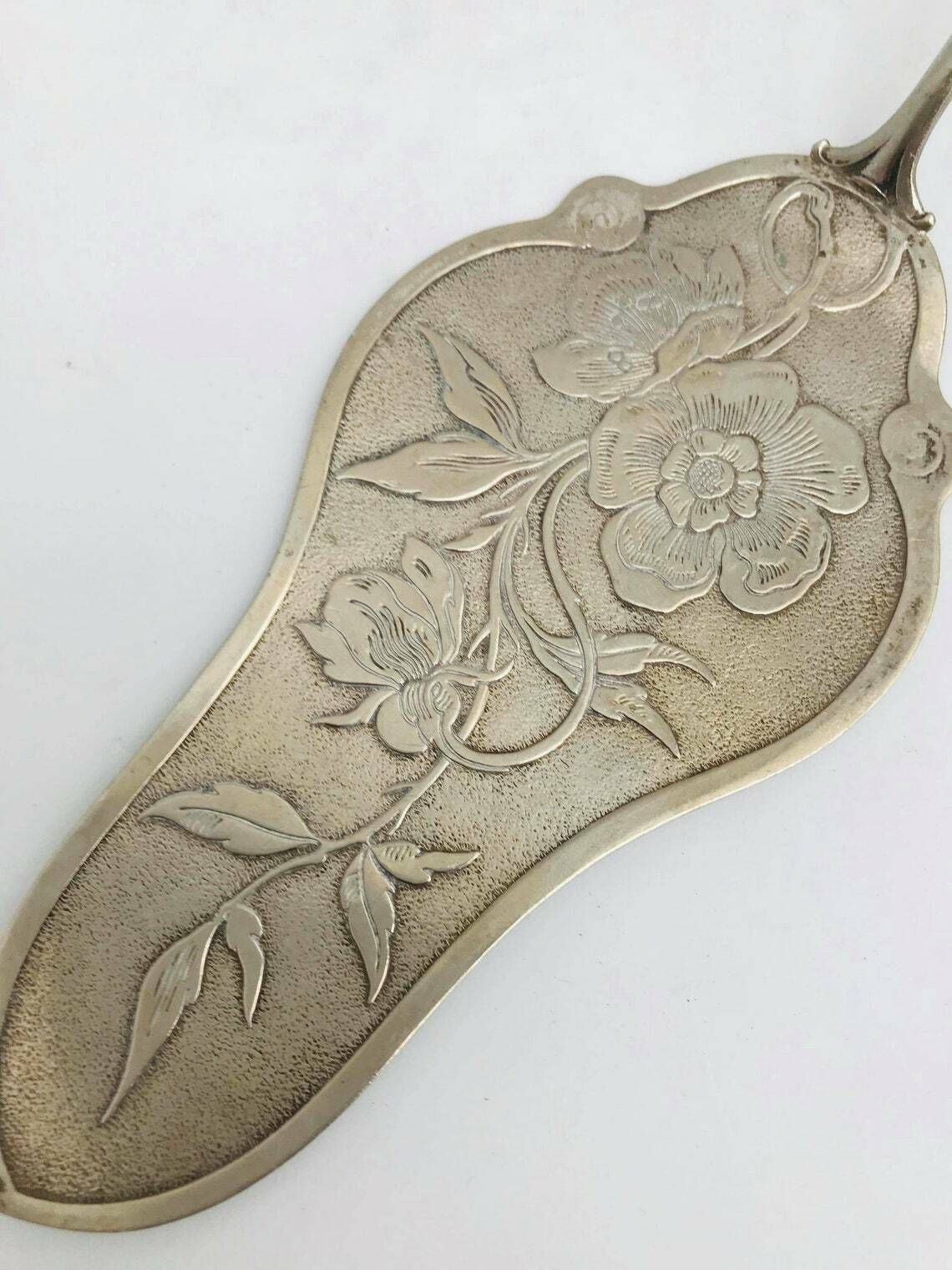 Taartschep Antiek Wmf N Art Nouveau Verzilverd Duits Taartschepper Taartvork Bruidstaart Huwelijkscadeau Romantisch 1900s photo 137.0