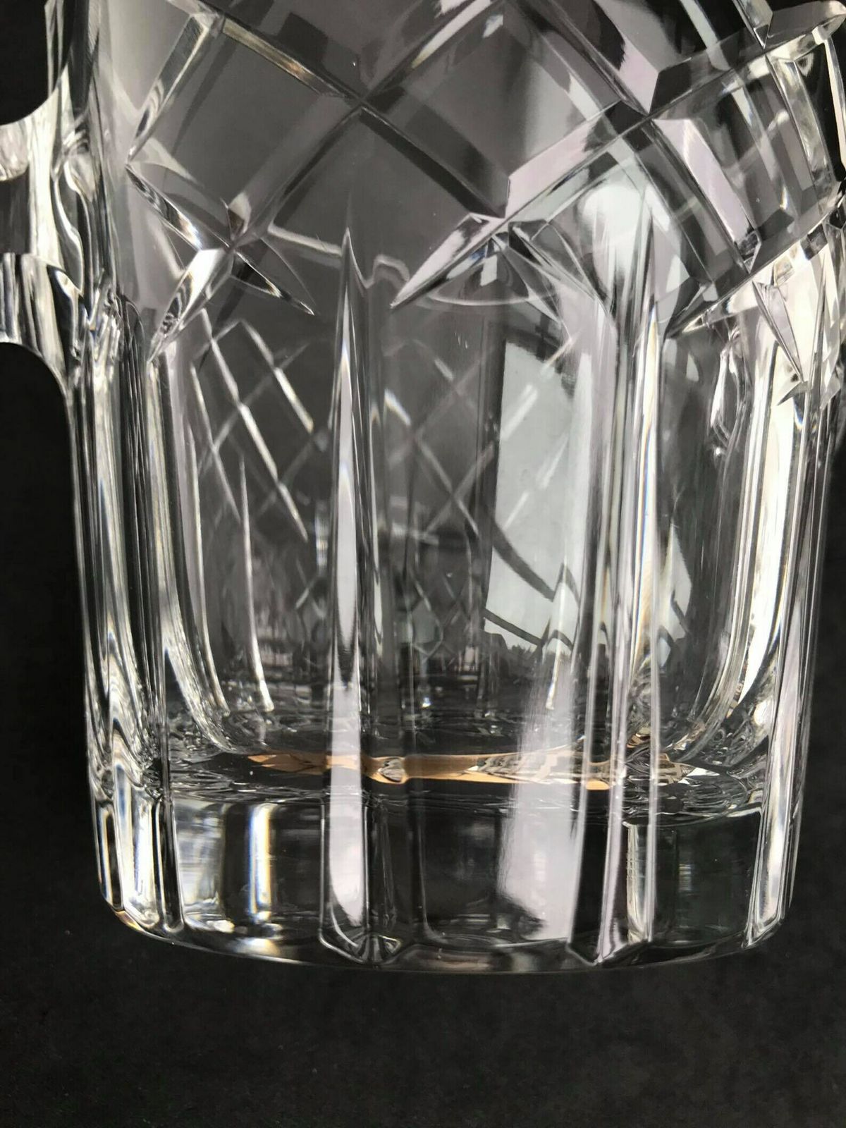 photo for sale Ijsemmer Vintage Val Saint Lambert Gesigneerd Zwaar Geslepen Kristal 50s. Geslepen, Baraccessoires Mid Century Modern Bar Cocktails Cadeau