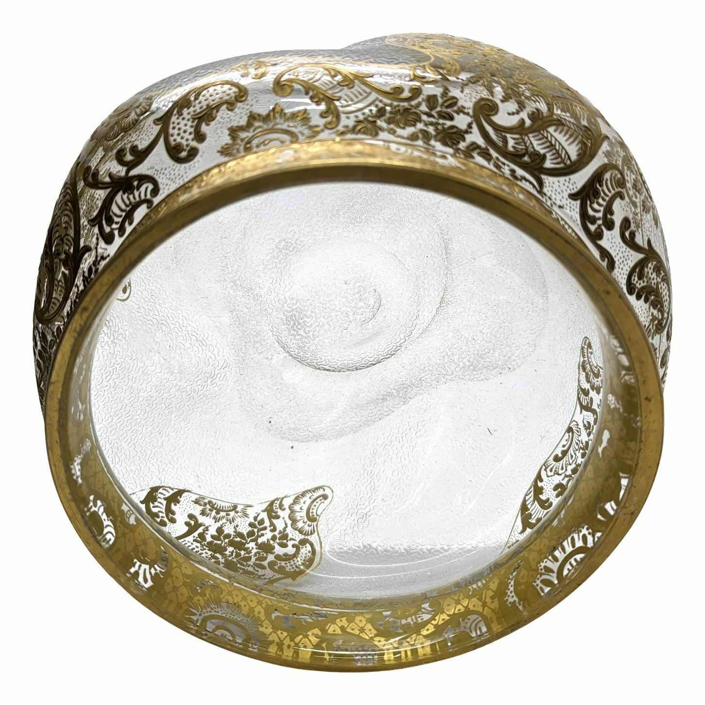 Cup In Crystal Painted In Gold, 1900 Period In The Style Of The Crystal Staircase photo vinterior