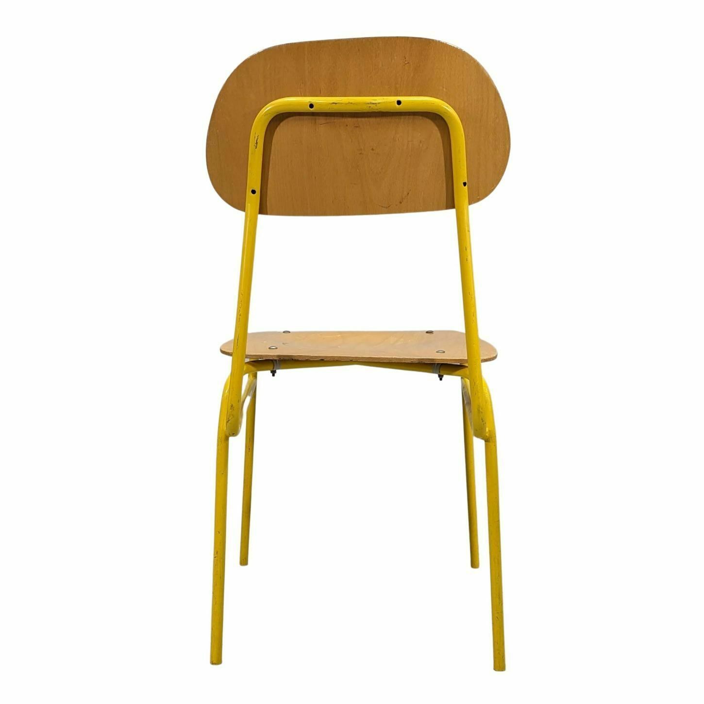 Vintage 80 Yellow Tubular Chairs (Set Of 8) photo furniture