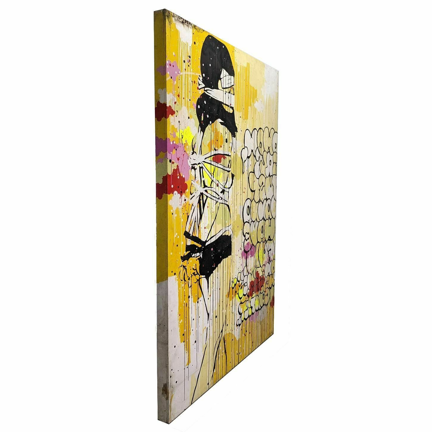 Art Chongqinb Girls. Diptych. Acrylic, Spray Paint, Markers. By Tilt photo