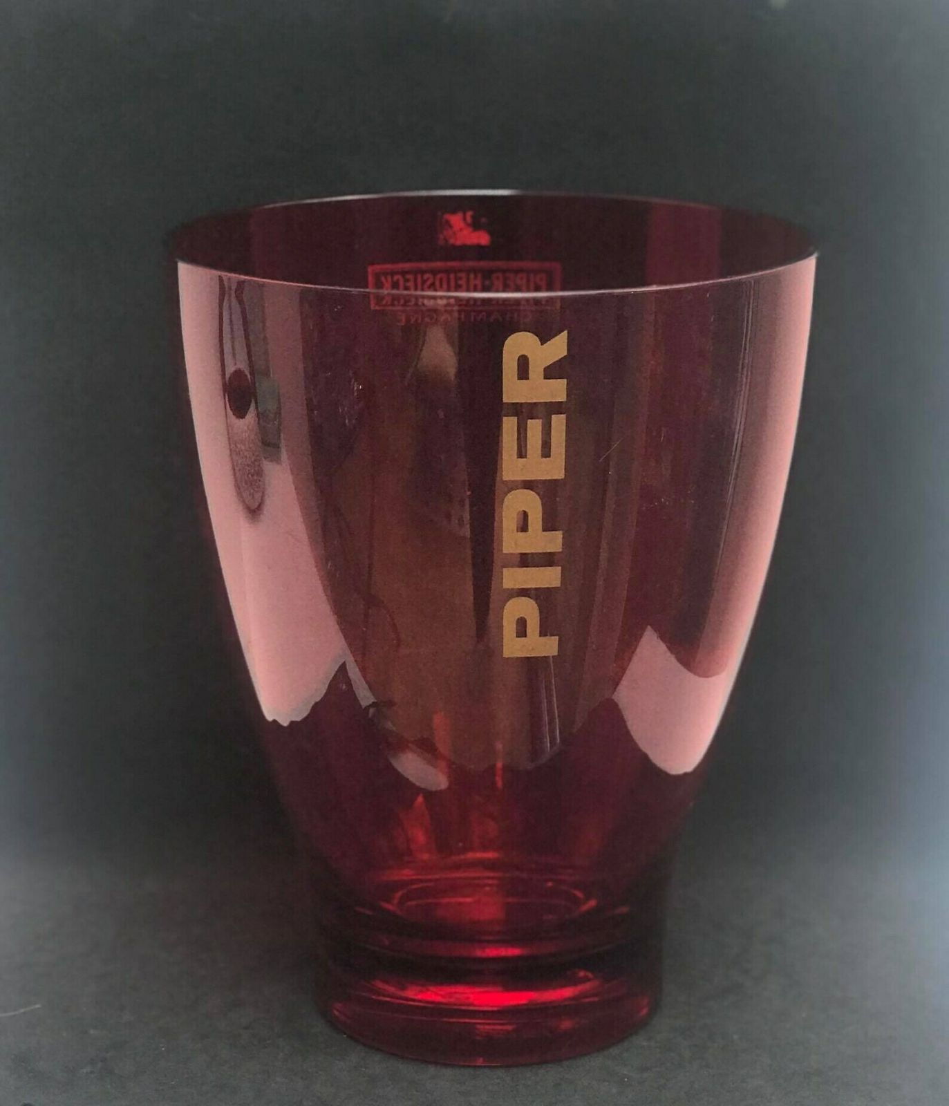photo furniture Champagne Bucket Red Acrylic Plastic Piper Heidsieck French Wine Cooler Garden Party Bucket Gift Hostess Picnic Outdoors Gift For Friend